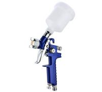 Pistola a spruzzo blu con ugello da 1 mm, mini spruzzatore di vernice ad aria con alimentazione a gravità, strumenti a spruzzo per verniciatura auto, pittura su lastre