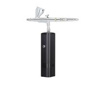 Pistola a spruzzo, Compressore del di kit for trucco ad alta pressione con pistola a spruzzo for fondotinta professionale for aerografo senza fili senza fili(A)