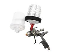 Pistola A Spruzzo Con Adattatore A Ad Aria Compressa Serbatoio Di Miscelazione Senza Lavaggio E Attacco Rapido Spruzzatore Vernice Tazza Controllo Preciso Soddisfa Diverse Esigenze
