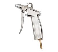 Pistola a spruzzo con ammortizzatore, in alluminio pressofuso nichelato, intervallo di temperatura da -10 °C a 50 °C, PN max. 10 bar, beccuccio LW 6