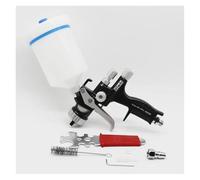 Pistola a spruzzo da 1,3 mm con regolatore dell'aria e filtro for verniciatura a ad aria a base d'acqua a for professionale aerografo(Black)