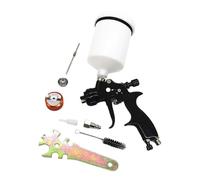 Pistola A Spruzzo Da 1.3 Mm Con Ugello .8 A For Vernice For Riparazione Auto 600CC A For Serbatoio A For Tazza E Adattatore Spruzzatore D'aria Atomizzazione Ad Alta Precisione(Black 1.3 and 1.8mm)