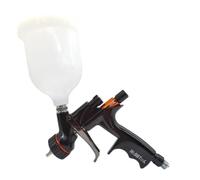 Pistola a spruzzo di fascia alta ugello in acciaio inossidabile da 1,3 mm a ad aria for auto a professionale a for vernice a for trasparente(Black orange 1.3MM)