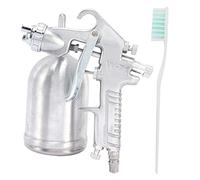 Pistola a spruzzo di vernice pistola a spruzzo per uso domestico con volume di vernice spray regolabile e materiale in lega di alluminio resistente adatto alla decorazione della