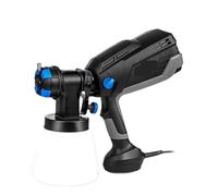 Pistola A Spruzzo Elettrica 600W/750W 4 Dimensioni Degli Ugelli 1000ml/1200ml Spruzzatore Di Vernice For Uso Domestico Controllo Del Flusso Facile Spruzzatura(600W Spray Gun)