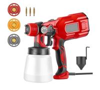 Pistola A Spruzzo Elettrica Da 550 W 4 Dimensioni Degli Ugelli Con 3 Modelli Spruzzatore Di Vernice For Uso Domestico Da 1200 Ml Macchina For Verniciatura A Spruzzo Controllo Del Flusso Facile