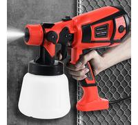 Pistola a spruzzo elettrica da 900ml spruzzatore di vernice per utensili ad alta potenza 32000rmp spruzzatore di vernice a pressione per aerografo con rivestimento in acciaio per mobili Auto