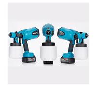 Pistola a spruzzo elettrica ricaricabile con motore a spazzola, verniciatura a for mobili, rivestimento in acciaio, aerografo compatibile batteria da 18 V(NO Battery)