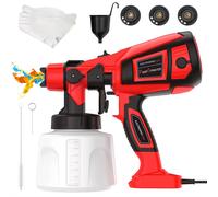 Pistola a spruzzo elettrica Strumenti ad alta potenza Spruzzatore di vernice a pressione per aerografo da 900 ml per spruzzatore Makita di ricambio per recinzione da parete domestica/esterno
