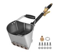 Pistola a spruzzo for malta a 4 getti, 3 kW, pala for stucco da parete, mestolo, pistola a spruzzo for cemento, intonaco, soffitto, vernice, spruzzatore for calcestruzzo