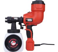Black & Decker Pistola a spruzzo per verniciare imbiancare Professionale Verniciatore Capacità 1,2 Litri Potenza 400 Watt - HVLP200