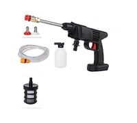Pistola a Spruzzo, Idropulitrice Ad Alta Pressione Senza Fili Pistola Ad Acqua Ricaricabile For Lavaggio Auto Ricaricabile Pistola Ad Acqua Da Giardino Regolabile For Batteria 36V(No batteries)