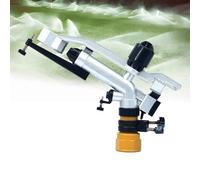 Pistola a Spruzzo In Alluminio di Livello Industriale con Zona D'impatto Ampia 65-80 M, Ugello Regolabile a 360°, Adatta for L'irrigazione di Aziende Agricole, Frutteti e Foreste.