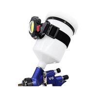 Pistola a spruzzo, Lampada Da Lavoro Multifunzionale Ricaricabile Tramite USB Con Nastro Universale, Lampada Portatile For Pistola A Spruzzo For Vernice, Faro For Barattolo Di Vernice
