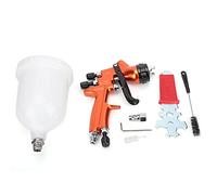 Pistola a spruzzo per aerografo a gravità, serbatoio 600 ml, calibro 1,3 mm, pistola a spruzzo pneumatica HVLP con connettore giapponese per verniciatura professionale e finitura