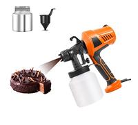 Pistola a spruzzo per cioccolato, 500 W, flusso regolabile, 3 forme, per decorare torte, cioccolato, mousse, fondente, utensile da cucina