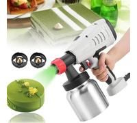 Pistola a Spruzzo per Cioccolato 800W, Macchina per Sabbiatura Torte Professionale con Motore in Rame, Effetto Velluto per Mousse e Dolci, Serbatoio 800ml, 3 Motivi di Spruzzo Regolabili