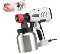 Pistola a spruzzo per cioccolato da dessert da 800 W, kit per decorazione di torte con spruzzatore elettrico, pratico spruzzatore per vernice da 800 ml, decorazione per cioccolato ad alta tensione