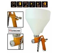 PISTOLA A SPRUZZO PER INTONACO DI RIFINITURA SERBATOIO A CADUTA 4500ml 3 UGELLI