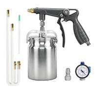 Pistola a Spruzzo per Sottoscocca con Tubo Flessibile Diritto e a 360° | Pistola a Spruzzo con Contenitore 750ml per Rivestimento del Pianale del Camion, Protezione Sottoscocca Antiruggine per Auto