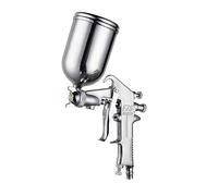 pistola a spruzzo, Pistola a spruzzo professionale da 400 ml, aerografo pneumatico, atomizzatore for verniciatura in lega con tramoggia for la di auto(F75 Up)