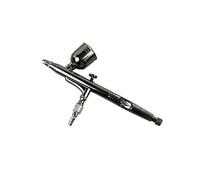 Pistola a spruzzo pneumatica, Funzione Di Arresto Automatico Della Pistola A Spruzzo Compressore 'aerografo 7cc 0.3mm Modello A Doppia Azione Pittura Per Torta Nail Art Per Auto E Casa Fai Da Te