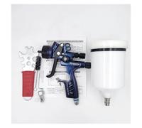 Pistola a spruzzo pneumatica Pistole for verniciatura con ugello da 1,3 mm Strumento for for autoveicoli a ad aria a base d'acqua(1.3kit blue A)
