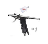 Pistola a spruzzo pneumatico Dual Action High Capacità Airbrush Trigger Pen Makeup Nail Beauty Barber Tatoo Car Vernice Decorazione torta Soffiaggio comodo(D)