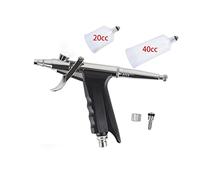 Pistola a spruzzo pneumatico Dual Action High Capacità Airbrush Trigger Pen Makeup Nail Beauty Barber Tatoo Car Vernice Decorazione torta Soffiaggio comodo(G)