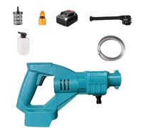 Pistola a spruzzo portatile a pressione con 6 ugelli e tubo da 5 m per la pulizia di auto, giardino, casa e patio