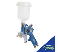 Pistola a spruzzo professionale Fast Mover Gravity Mini HVLP 0,8 mm con vaso ...