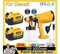 Pistola a spruzzo ricaricabile per pistola a spruzzo elettrica con batteria Dewalt 20V per dipingere lo strumento wireless 9.0Ah sostituzione al muro automobilistico