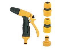 Pistola Acqua Giardino GETTO VARIABILE PISTOLA GIARDINO AUTO CON 3 RACCORDI