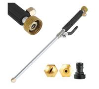 Pistola ad acqua ad alta pressione, lavaggio auto, ugello for pulizia giardino, lancia, accessorio for spruzzatore d'acqua portatile(GRAY)