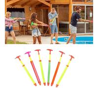 Pistola ad Acqua Bambini Adulti Confezione da 6,44cm Fucile ad Acqua 6 Pack,Pistole ad Acqua Potente,35FT Acqua Range Potente Lunga Distanza,Per il Giardino Spiaggia Giocattolo All'aperto