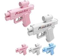 Pistola ad acqua bidirezionale for scherzi - La pistola ad acqua a doppia azione spruzza avanti e indietro for una sorpresa divertente, risate all'aperto e il massimo divertimento con le battaglie d'a