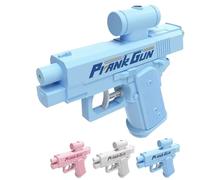 Pistola ad acqua bidirezionale for scherzi - La pistola ad acqua a doppia azione spruzza avanti e indietro for una sorpresa divertente, risate all'aperto e il massimo divertimento con le battaglie d'a