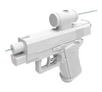 Pistola ad acqua con meccanismo a spruzzo invertito - Giocattolo scherzo bifacciale, tirare il grilletto per sparare indietro, e premere per spruzzare in avanti | Pistola divertente