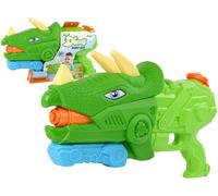 Pistola ad acqua Dinosaur Triceratops 1330 ml verde