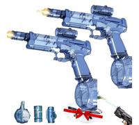 Pistola ad acqua elettrica for adulti, Battle Blaster, pistola ad acqua ad alte prestazioni e grande capacità, pistole ad acqua elettriche automatiche manuali con due modalità, gittata 28-32 piedi(Blu