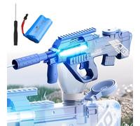 Pistola ad Acqua Elettrica per Adulti e Bambini,Grande Pistola a Spruzzo,Pistola ad Acqua Automatica,Pistola ad Acqua ad alta Capacità,Potente Pistola ad Acqua (blu, AUG)