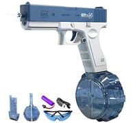 Pistola ad acqua elettrica per adulti e bambini, Max Range 32ft Super One Touch pistola automatica ad acqua 434CC + 58CC grande capacità spruzzatore d'acqua più forte piscina spiaggia giocattolo