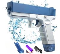Pistola ad Acqua Elettrica per Bambini e Adulti Automatica Rosa Blu Sicura Gioco
