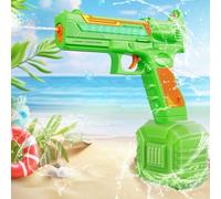 Pistola ad Acqua Elettrica, Pistole Giocattolo ad Acqua 32FT Super potente, Alta Capacità Fucile ad Acqua Elettrico Elettriche Giocattolo per Bambini e Adulti Giardino Piscina Spiaggia(Verde)