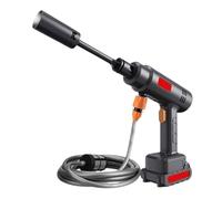 Pistola Ad Acqua For Lavaggio Auto Elettrica Di Alta Pressione 500W 60Bar For Batteria Al Litio Irrigazione Da Giardino A Spruzzo For Pulizia Potente(80Wh)
