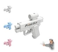 Pistola ad acqua for scherzi, nuova pistola ad acqua for scherzi del 2025, spruzza da davanti e da dietro, pistola ad acqua invertita, for gli amanti degli scherzi(White)