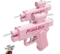 Pistola ad acqua inversa, pistola ad acqua creativa a gravità inversa, tornitura inaspettata, adatta per scherzi in ufficio(Pink)
