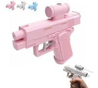 Pistola ad acqua inversa, pistole ad acqua stravaganti per gli amici, pistole ad acqua inverse che spruzzano da davanti e da dietro, pistole ad acqua creative per battaglie giocose (Rosa)