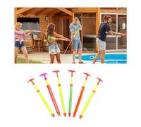 Pistola ad acqua per bambini, 6 pezzi, 44 cm, in plastica colorata, grande pistola a spruzzo, pistola ad acqua, pistola ad acqua, set di pistola ad acqua, gamma 35 FT per ragazzi e ragazze