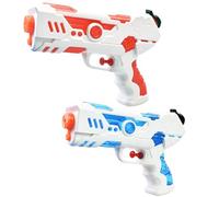 Pistola ad acqua per bambini, set di 2 pistole ad acqua, pistola a spruzzo ad acqua, piccola con grande portata, pistola ad acqua per bambini a partire dai 4, per il compleanno dei bambini e Giveaway